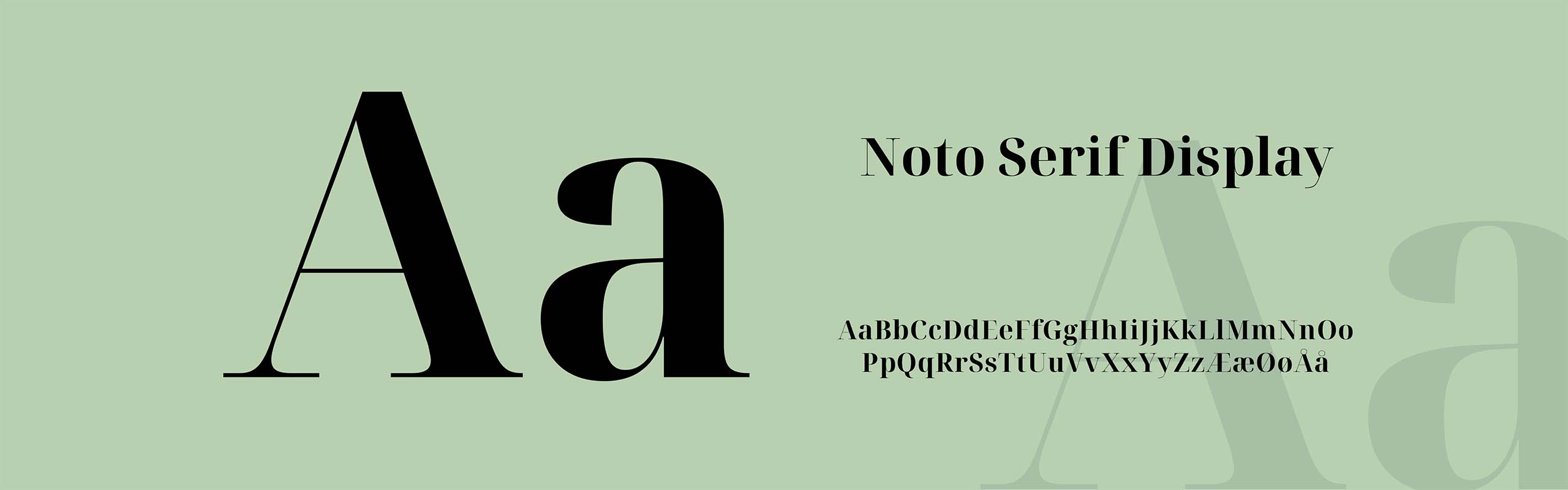 Font til Sandie Johansen - Noto Serif